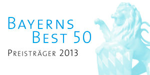 Signet Bayerns Best 50 für Preisträger im Jahr 2013
